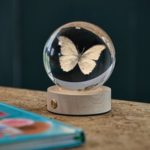 Sulfure lumineuse rechargeable Papillon