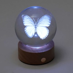 Sulfure lumineuse rechargeable Papillon