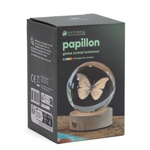 Sulfure lumineuse rechargeable Papillon