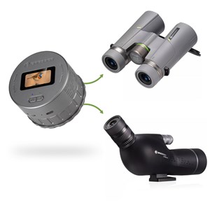 Caméra d'oculaire Wi-fi universelle