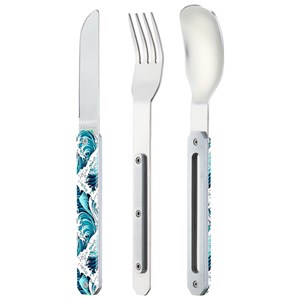 Couverts droits 12H34 aimantés Akinod Vagues