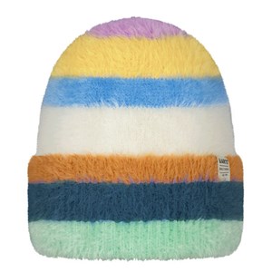 Bonnet rayé multicolore