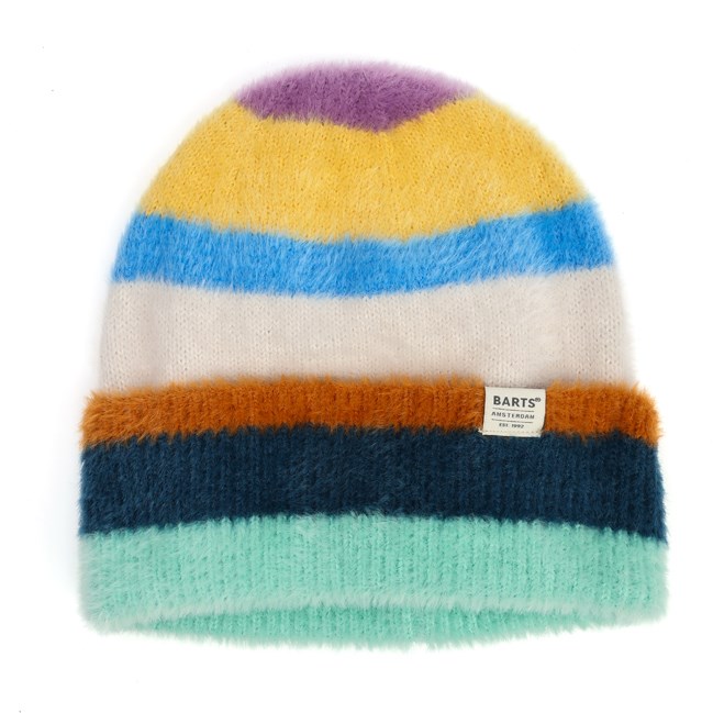 Bonnet+raye+multicolore