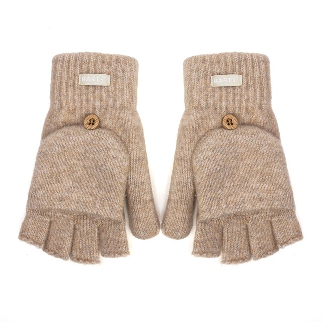 Mitaines+recyclees+beige+Barts