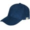Casquette en velours côtelé Bleu foncé