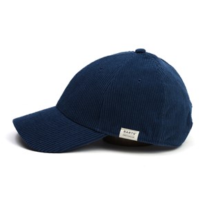 Casquette en velours côtelé Bleu foncé