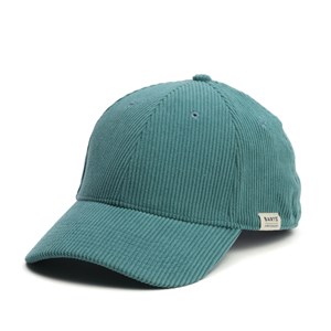 Casquette en velours côtelé Turquoise