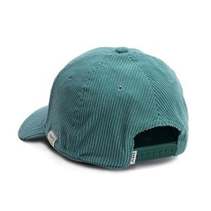 Casquette en velours côtelé Turquoise