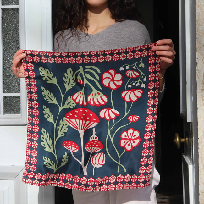 Les Belles Vagabondes - Foulard en soie Les Belles Vagabondes