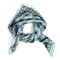 Foulard en soie Les Belles Vagabondes Bleu clair