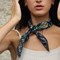 Foulard en soie Les Belles Vagabondes Jaune