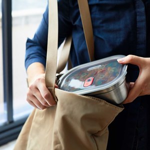 Grande lunch box 1,2 L multifonction en acier inoxydable Black and Blum