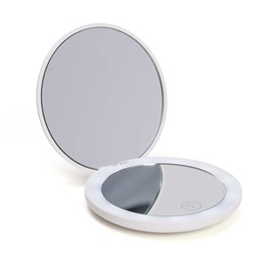 Miroir grossissant Led de voyage rechargeable