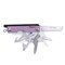 Couteau multifonction de poche en acier inoxydable Violet