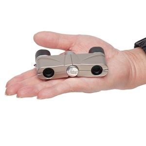 Jumelles compactes 4×10 argentées Fréhel