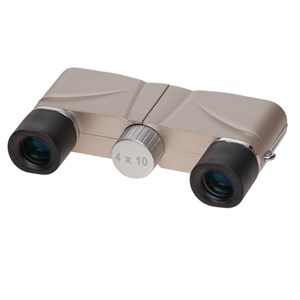 Jumelles compactes 4×10 argentées Fréhel