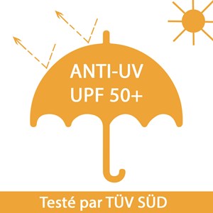 Parapluie pliant léger et compact anti-UV en fibre de verre résistant au vent