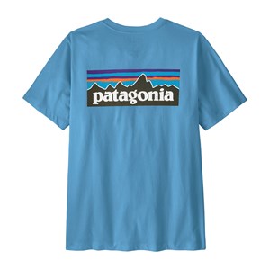 T-shirt homme logo Responsibili-Tee® coton et polyester recyclé bleu Patagonia S
