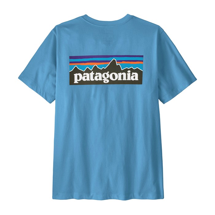 T-shirt homme logo Responsibili-Tee® coton et polyester recyclé bleu Patagonia