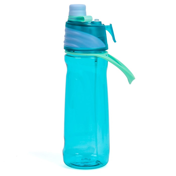 Gourde avec brumisateur intégré 650 ml pour activités de plein air et sport