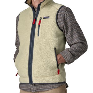 Polaire unisexe sans manches polyester recyclé beige Patagonia S