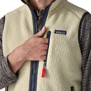Polaire unisexe sans manches polyester recyclé beige Patagonia S