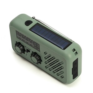 Radio portable avec lampe torche batterie rechargeable USB solaire et dynamo
