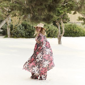 Chapeau de paille unisexe avec bandeau blanc taille ajustable