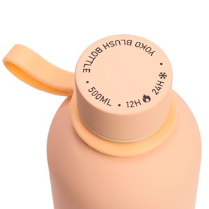 Bouteille isotherme réutilisable Blush en inox Yoko Design 500 ml Mimosa