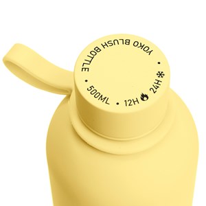 Bouteille isotherme réutilisable Blush en inox Yoko Design 500 ml Citrus