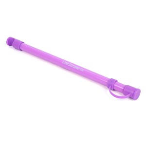 Paille filtrante Lifestraw SIP élimine bactéries parasites et microplastiques Violet