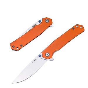 Couteau de poche pliant P801J orange lame acier Ruike