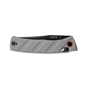 Couteau de poche pliant P856B gris lame acier spécial ambidextre Ruike