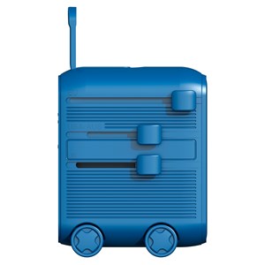 Adaptateur universel de voyage avec USB-C 25W 150 pays Bleu