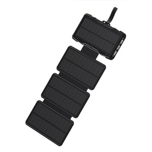 Batterie solaire charge rapide USB-C et induction 15W 10 000 mAh