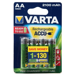 Piles rechargeables Varta L06