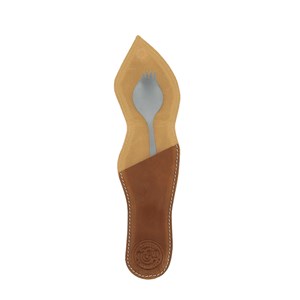 Étui à couteaux Cuir et canvas