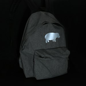 Sticker réfléchissant hippo