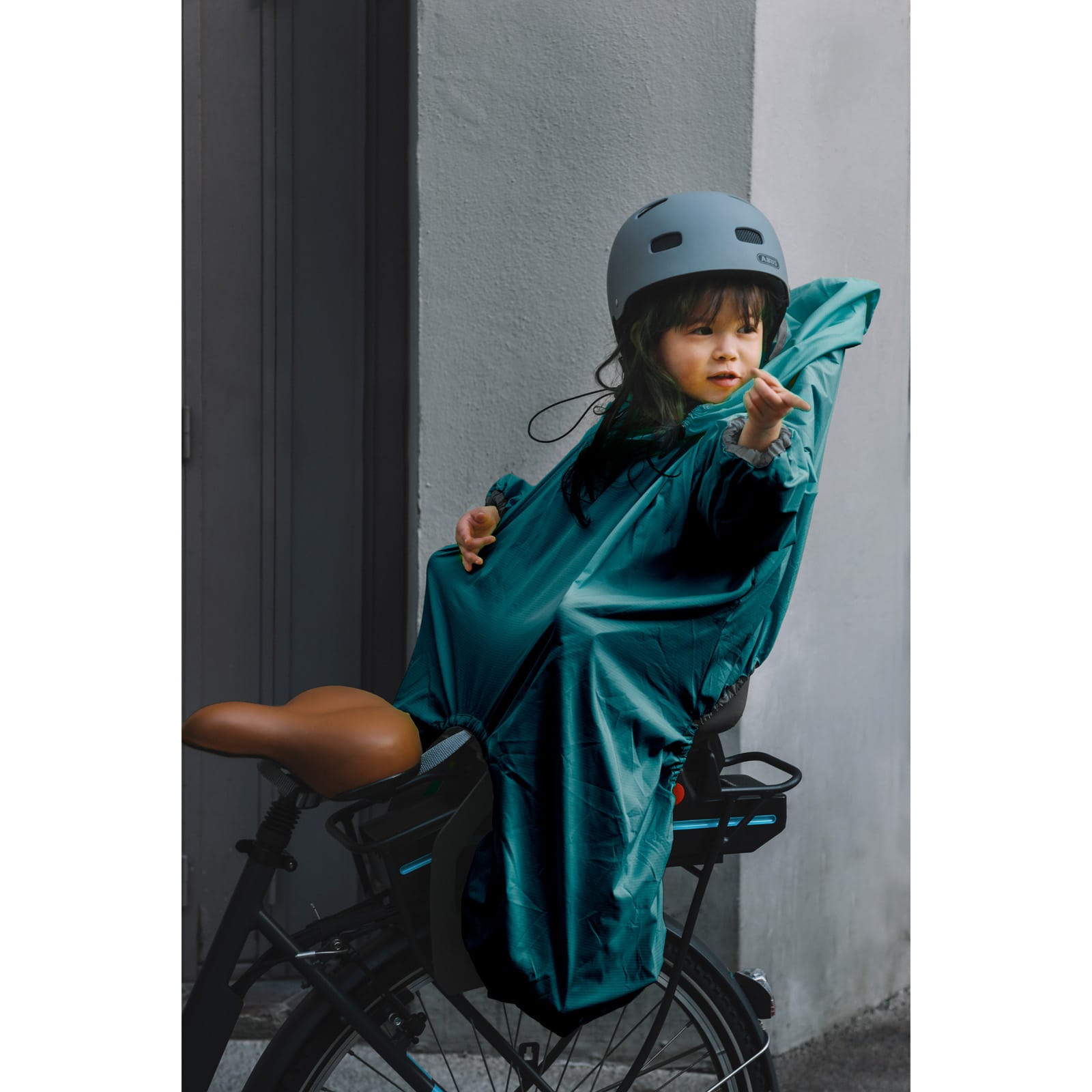 ACELEY Siège de vélo pour enfant, housse de pluie, poncho, protection  contre la pluie
