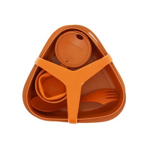 Set repas nomade en bioplastique