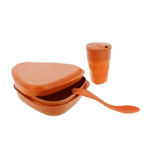 Set repas nomade en bioplastique