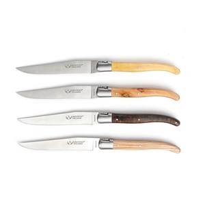 Coffret couteaux Laguiole 4 essences