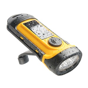 Torche dynamo solaire étanche