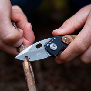 Couteau Jacknife manche en bois