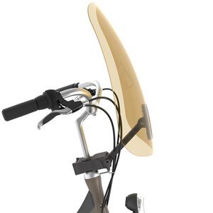 Pare-brise doré pour vélo