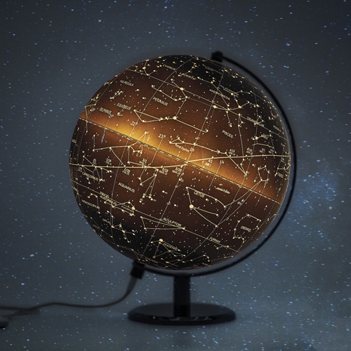 Globe lumineux constellations