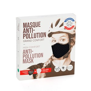 Masque anti-pollution Frogmask bleu L