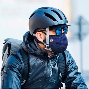 Masque anti-pollution Frogmask bleu XL