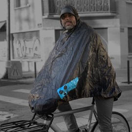 Poncho de pluie pour cycliste