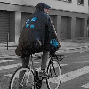 Poncho de pluie pour cycliste